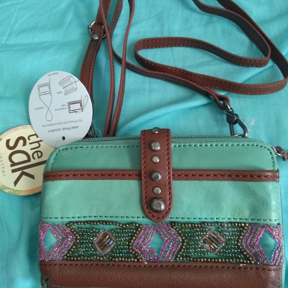 SAK wallet wristlet /small crossbody
